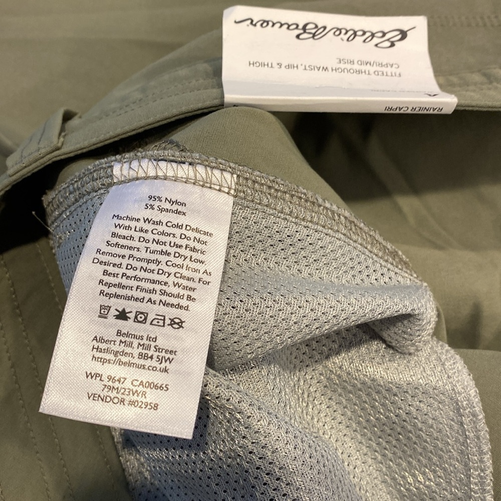 NWT Eddie Bauer Rainier Capri Mid Rise 4 Activewear - Picture 10 of 11